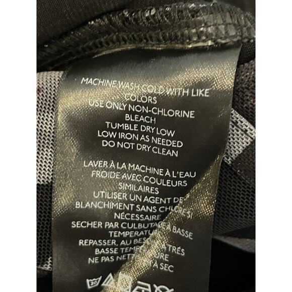 Free People Galaxy Corset Tank Top Size Small Mesh Black Gray Floral Cropped NWT - Picture 11 of 11